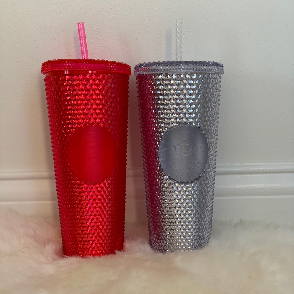 2019 Starbucks Holiday Studded Tumblers set of 2